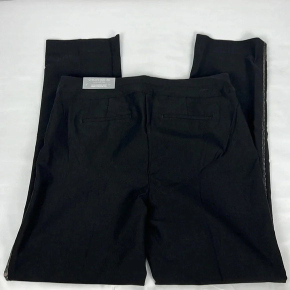 Chico’s New Women’s So Slimming 360 Pull-on Stretchy Brigitte Beaded Pant - Picture 3 of 13